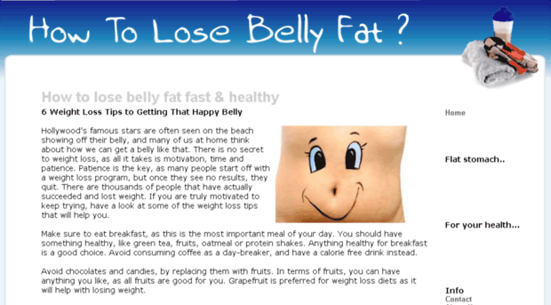 howyoulosebellyfat.com