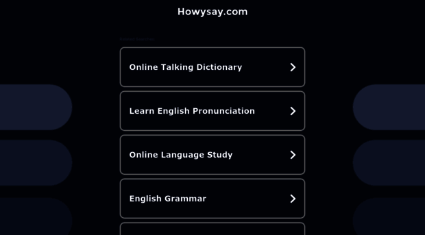 howysay.com