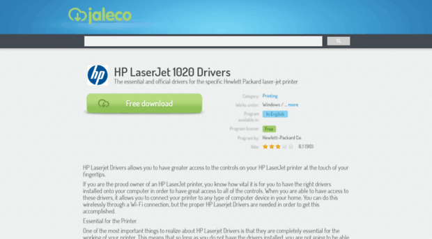 hp-laserjet-1020-drivers.jaleco.com