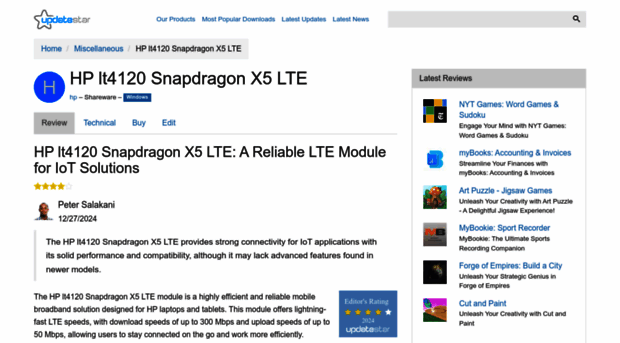 hp-lt4120-snapdragon-x5-lte.updatestar.com