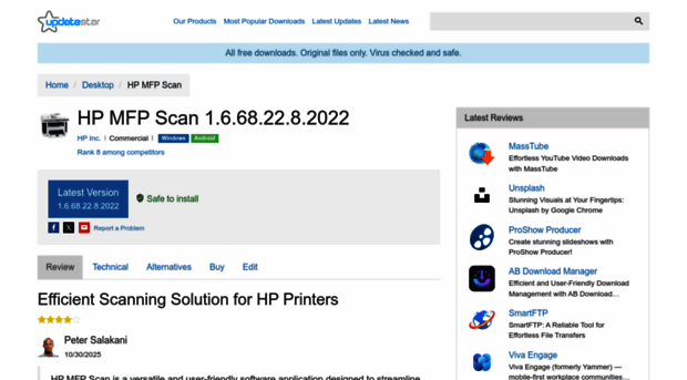 hp-mfp-scan.updatestar.com