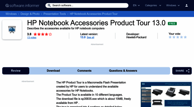 hp-notebook-accessories-product-tour.software.informer.com