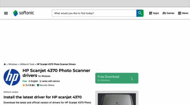 hp-scanjet-4370-photo-scanner-drivers.en.softonic.com