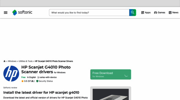 hp-scanjet-g4010-photo-scanner-drivers.en.softonic.com