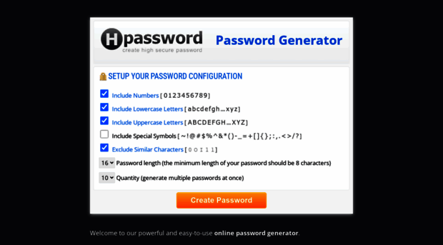hpassword.com