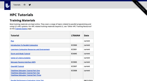 hpc-tutorials.llnl.gov