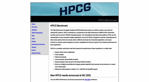 hpcg-benchmark.org