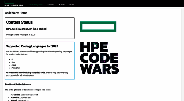 hpecodewars.org