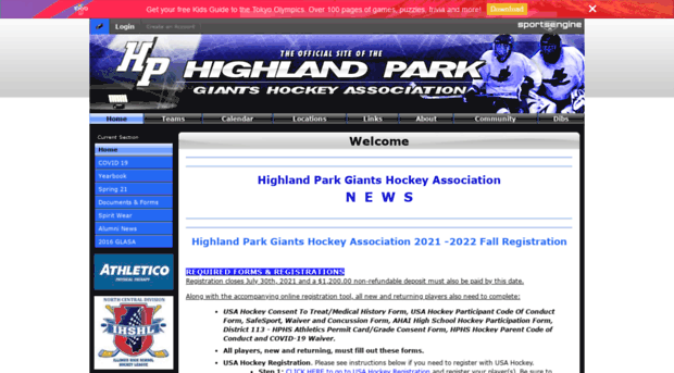 hpgiantshockey.org