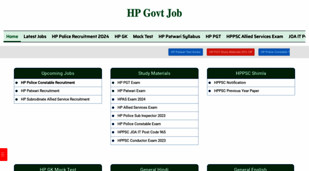 hpgovtjob.com