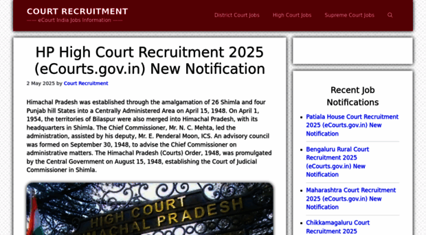 hphigh.courtrecruitment.com