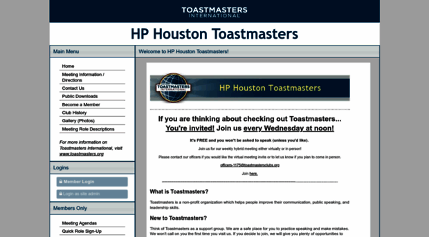 hphouston.toastmastersclubs.org