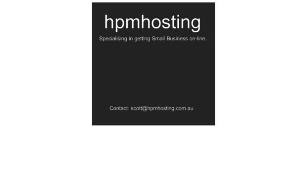 hpmhosting.com.au