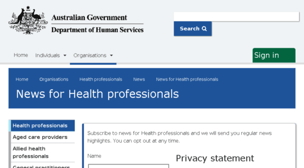 hpnews.medicareaustralia.gov.au