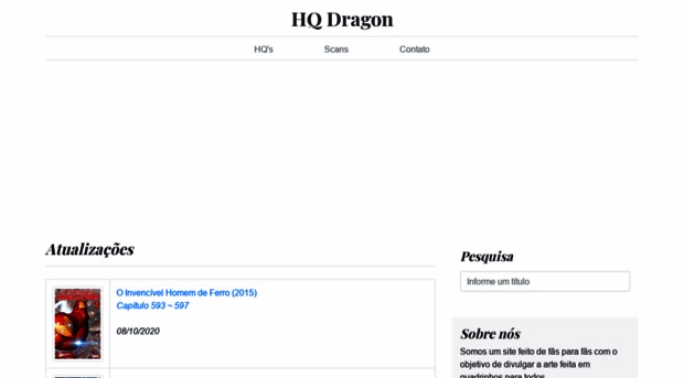 hqdragon.com - HQ Dragon - Leitor de HQ / Qua - HQ Dragon