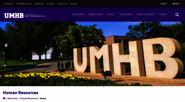 hr.umhb.edu