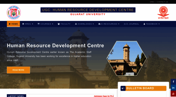 hrdc.gujaratuniversity.ac.in