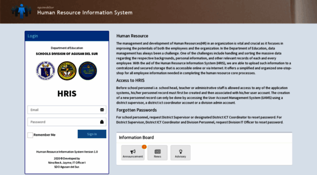 hris.depedagusandelsur.org