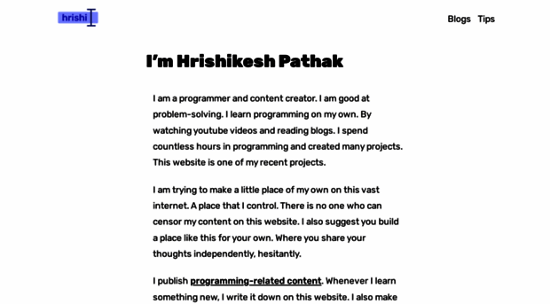 hrishikeshpathak.com