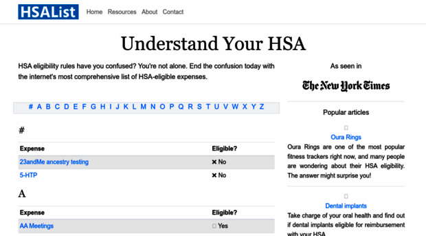 hsalist.org