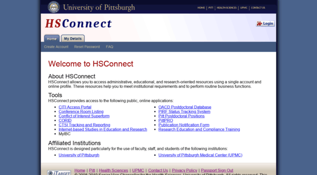 hsconnect.pitt.edu