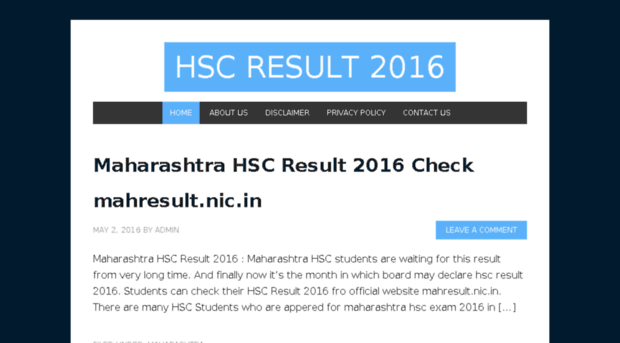 hscresults.in