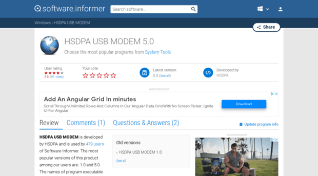 hsdpa-usb-modem.software.informer.com