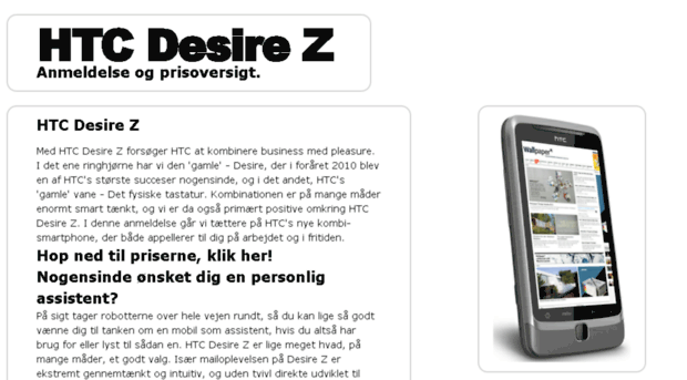 htcdesire-z.dk