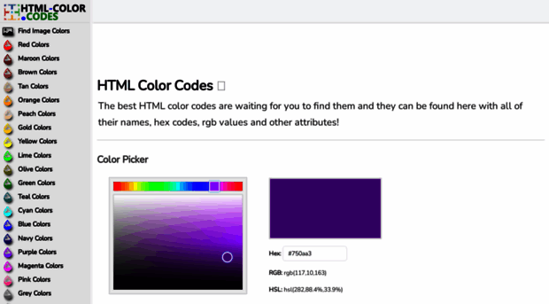 html-color.codes