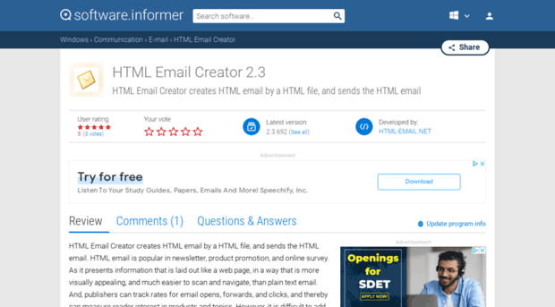 html-email-creator1.software.informer.com