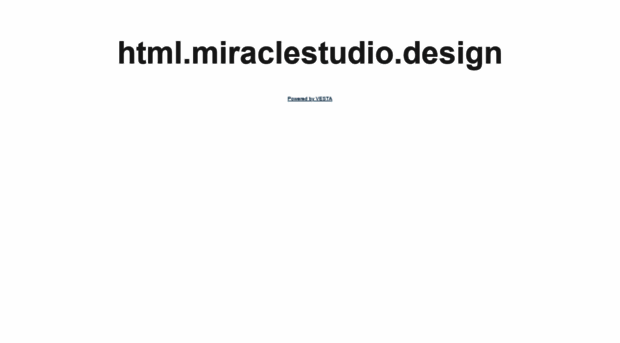 html.miraclestudio.design