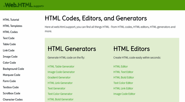 html.support