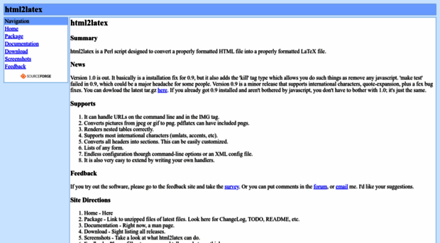 html2latex.sourceforge.net