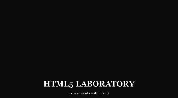 html5laboratory.com