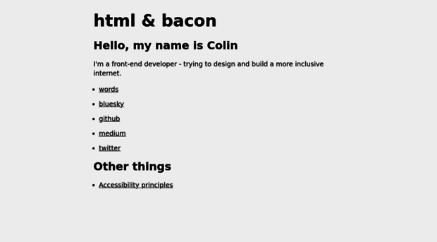 htmlandbacon.com