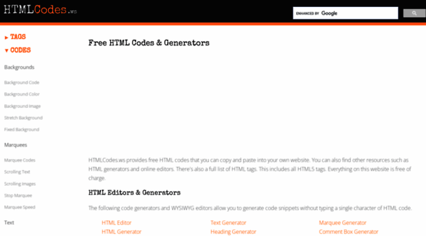 htmlcodes.ws