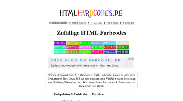 htmlfarbcodes.de