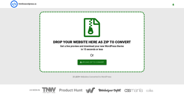 htmltowordpress.io