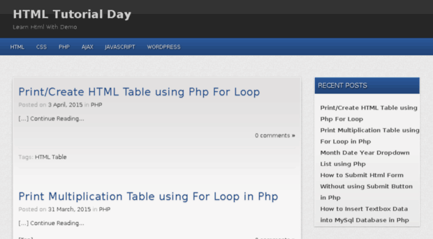 htmltutorialday.com