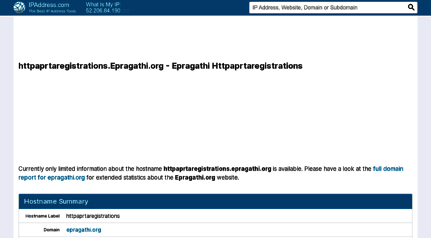 httpaprtaregistrations.epragathi.org.ipaddress.com