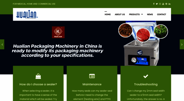 hualianpackagingmachineries.com