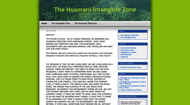 huaoraniintangiblezone.wordpress.com