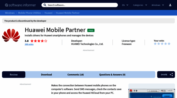 huawei-mobile-partner.software.informer.com