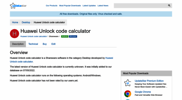 huawei-unlock-code-calculator.updatestar.com