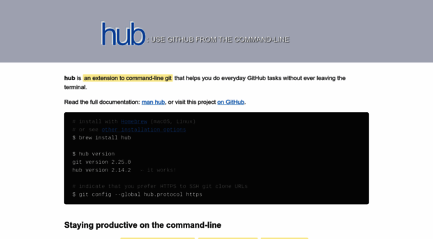 hub.github.com