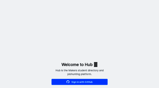 hub.makersacademy.com