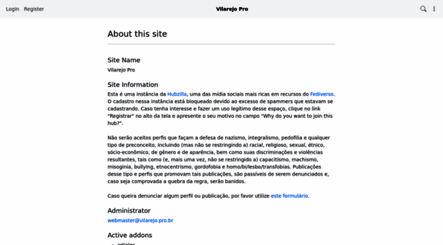 hub.vilarejo.pro.br