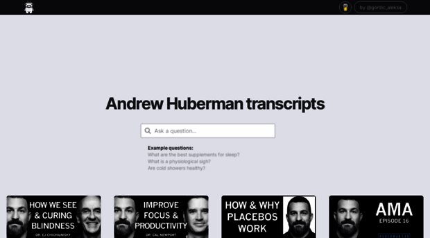 hubermantranscripts.com