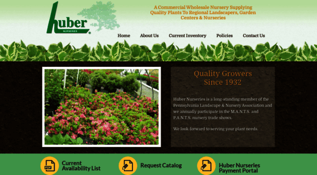 hubernurseries.net