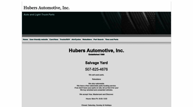 hubersautomotiveinc.com